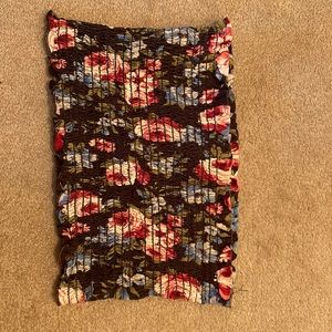 cute floral tube top!